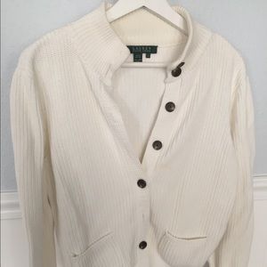 Ralph Lauren Knit Cotton Cardigan